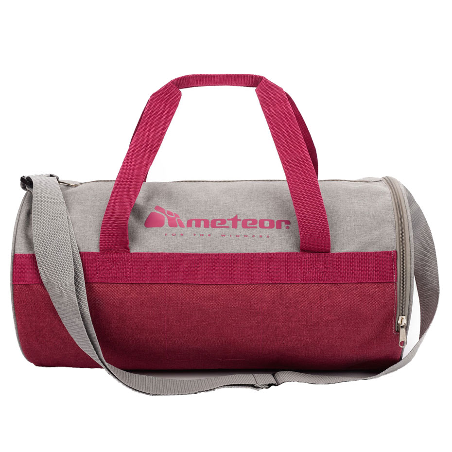 Meteor Siggy fitness taška růžovo-šedá 74561