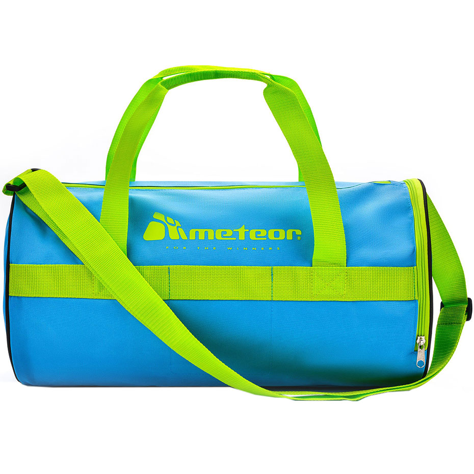 Meteor Siggy fitness taška modro-zelená 74569